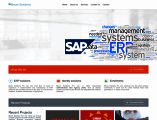 bloomsolutions.in screenshot