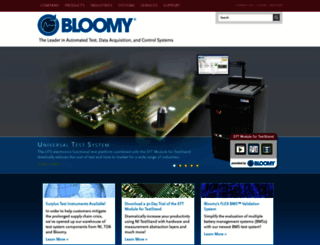 bloomy.com screenshot