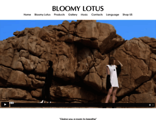 bloomylotus.com screenshot