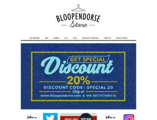 bloopendorse.co screenshot