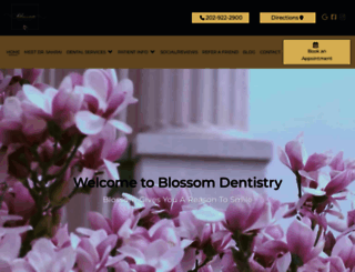 blossomdentistrydc.com screenshot