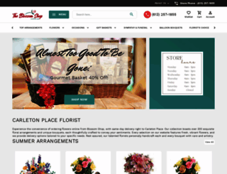 blossomshop.ca screenshot