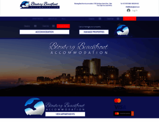 bloubergbeach.co.za screenshot