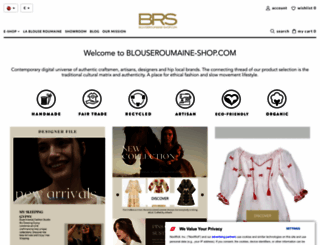 blouseroumaine-shop.com screenshot