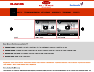 blowersandblowersindia.com screenshot