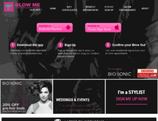 blowmehairapp.com screenshot