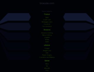bloxode.com screenshot