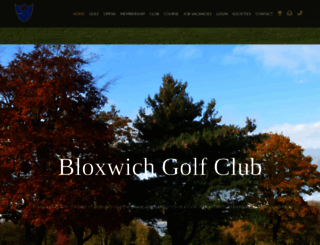 bloxwichgolfclub.com screenshot