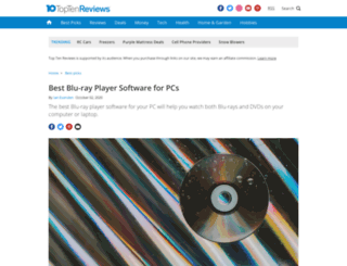 blu-ray-player-software-review.toptenreviews.com screenshot