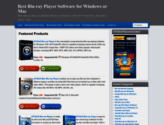 blu-rayplayersoftware.com screenshot