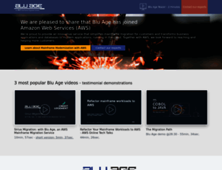 bluage.com screenshot