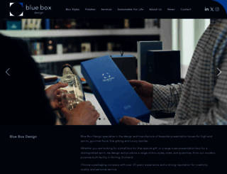 blue-box-design.com screenshot
