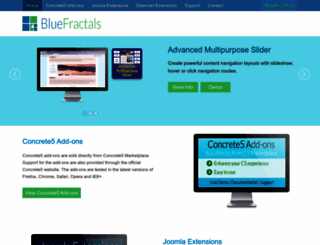 blue-fractals.com screenshot