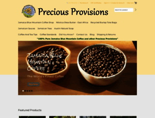 blue-mountain-coffees.com screenshot