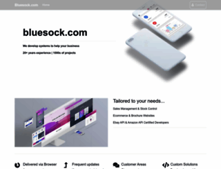 blue-sock.com screenshot