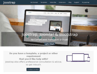 blue.joostrap.com screenshot