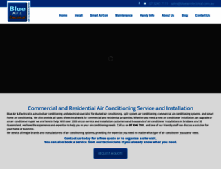 blueairconditioning.com.au screenshot