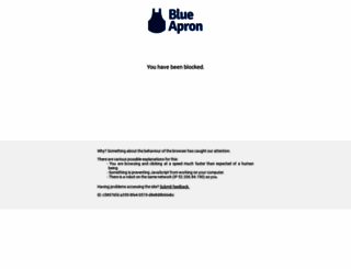 blueapron.com screenshot