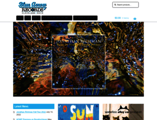 bluearrowrecords.com screenshot