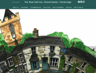 blueballgrantchester.co.uk screenshot