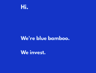 bluebamboo.com screenshot