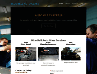 bluebellautoglass.com screenshot