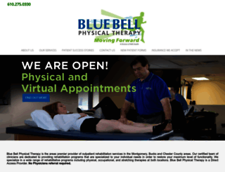 bluebellphysicaltherapy.com screenshot