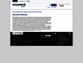 bluebellrailway.easysearch.org.uk screenshot
