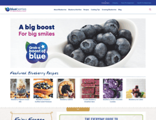 blueberrycouncil.org screenshot