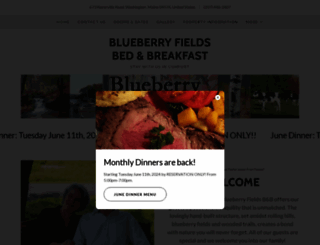 blueberryfieldsbandb.com screenshot