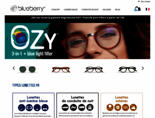 Access blueberryglasses.com. Lunettes anti lumière bleue - Blueberry site  officiel