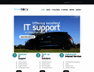 blueberryitsolutions.co.uk screenshot