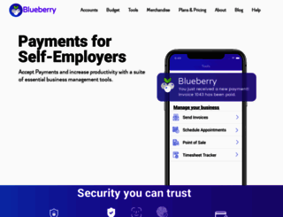 blueberrynow.com screenshot