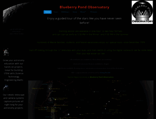 blueberryobservatory.com screenshot
