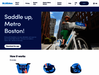 bluebikes.com screenshot
