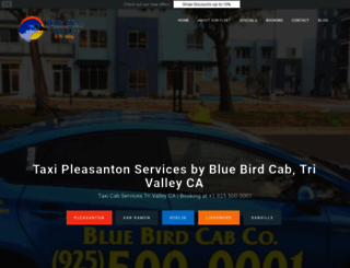 bluebirdcab.com screenshot