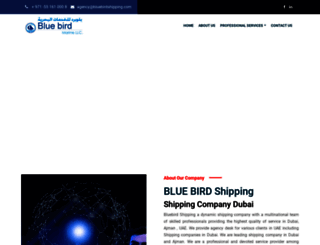 bluebirdshipping.com screenshot