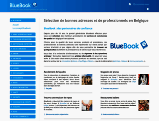 bluebook.be screenshot