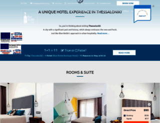 bluebottlehotel.gr screenshot