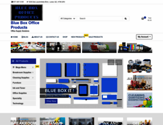 blueboxofficeproducts.com screenshot