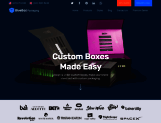 blueboxpackaging.com screenshot