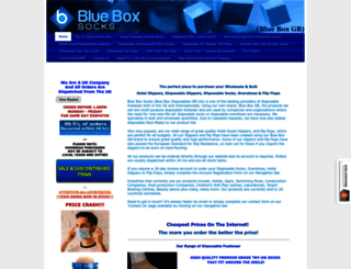 blueboxsocks.co.uk screenshot