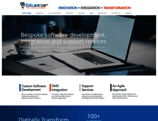 bluecartechnologies.com screenshot