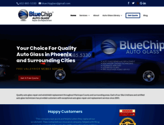 bluechipglass.com screenshot