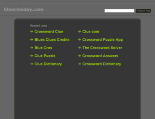 blueclueday.com screenshot