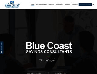 bluecoastsavings.com screenshot