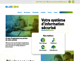 bluecom.fr screenshot