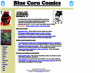 bluecorncomics.com screenshot