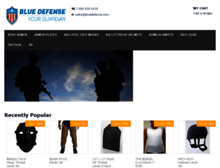bluedefense.com screenshot