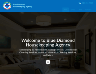 bluediamondhousekeepingagency.com screenshot